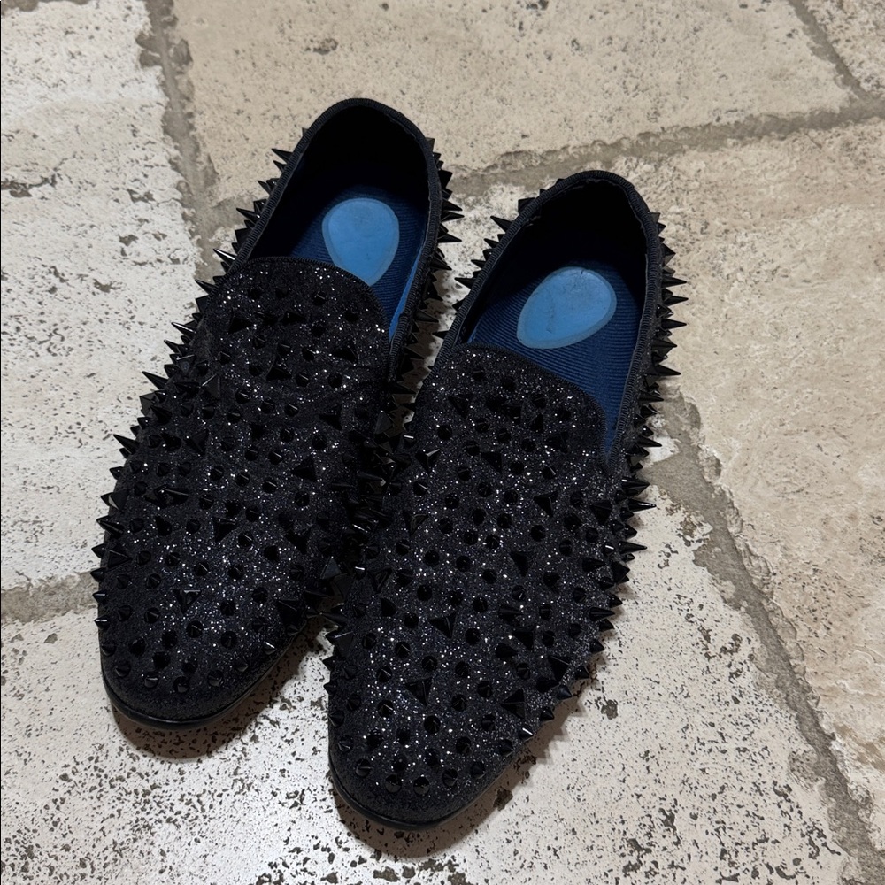 Men's Spike Dress Loafers Slip On By Royal Red Bottom Size 12